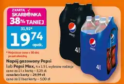 Auchan Napój gazowany Pepsi lub Pepsi Max oferta