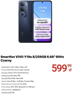 Media Expert Smartfon VIVO Y19s 8/256GB 6.68 90Hz Czarny oferta