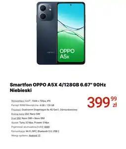 Media Expert Smartfon OPPO A5X 4/128GB 6.67 90Hz Niebieski oferta