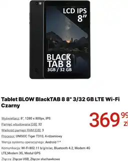 Media Expert Tablet BLOW BlackTAB 8 8 3/32 GB LTE Wi-Fi Czarny oferta