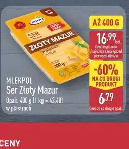 ALDI MLEKPOL Ser Złoty Mazur w plastrach oferta