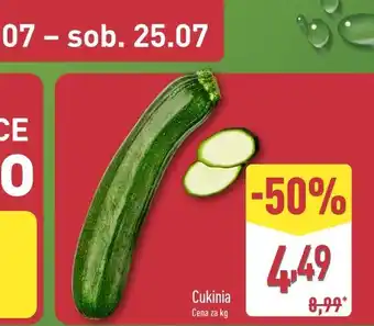 ALDI Cukinia oferta