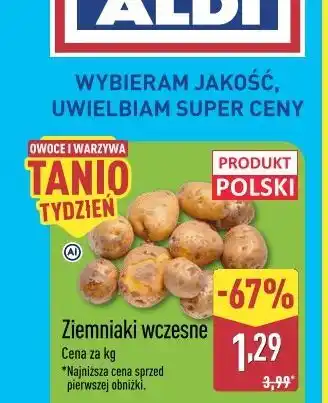 ALDI Ziemniaki wczesne oferta