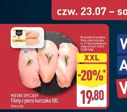 ALDI MIĘSNE SPECJAŁY Filety z piersi kurczaka XXL oferta