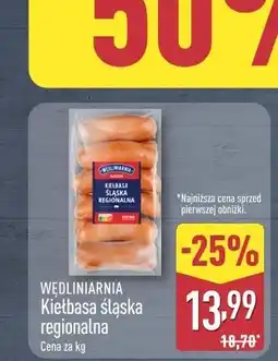 ALDI Wędliniarnia Kiełbasa śląska regionalna oferta