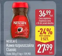 ALDI Nescafé Classic Kawa rozpuszczalna oferta