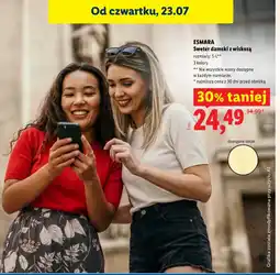 Lidl Sweter damski Esmara oferta
