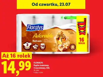 Lidl Papier toaletowy Floralys oferta