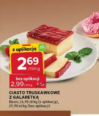 Stokrotka Ciasto truskawkowe z galaretką Bizon oferta