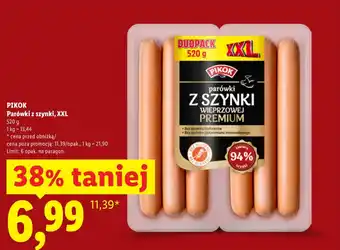 Lidl Parówki Pikok oferta