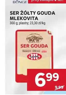 Stokrotka Ser żółty Gouda Mlekovita plastry oferta