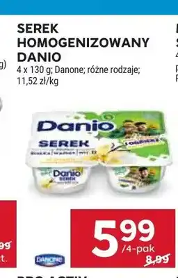 Stokrotka Serek homogenizowany Danio 4-pak oferta