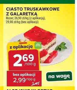 Stokrotka Ciasto truskawkowe z galaretką Bizon oferta