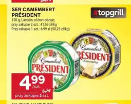 Stokrotka Ser Camembert President — wariant nieczytelny oferta
