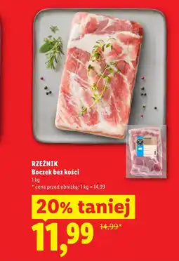 Lidl Boczek bez kości Rzeźnik oferta