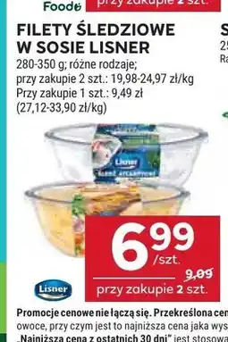 Stokrotka Filety śledziowe w sosie śmietanowym Lisner oferta
