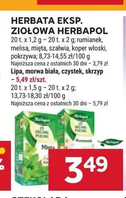Stokrotka Herbata ekspresowa ziołowa Herbapol rumianek oferta