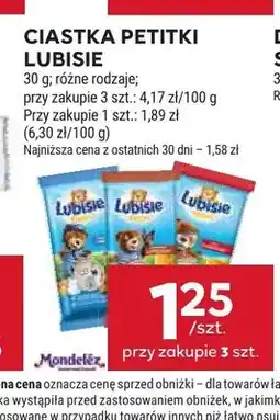 Stokrotka Ciastka Petitki Lubisie czekoladowe oferta