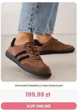 Renee Buty damskie zamszowe sneakersy Renee w stylu klasycznych oferta