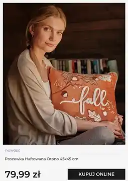 Home&You Poszewka haftowana Otono 45x45 cm oferta