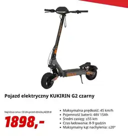 Media Markt Pojazd elektryczny KUKIRIN G2 czarny oferta