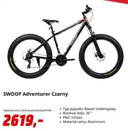 Media Markt Rower trekkingowy SWOOP Adventurer Czarny oferta