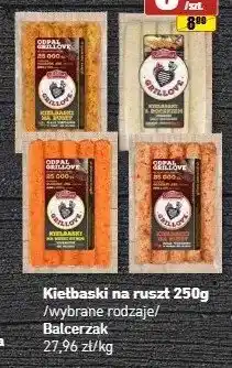 API MARKET Kiełbaski na ruszt Grillove Balcerzak z boczkiem oferta