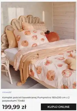 Home&You Komplet pościeli bawełnianej home&you Pumprelino 160x200 cm z 2 poszewkami 70x80 cm oferta