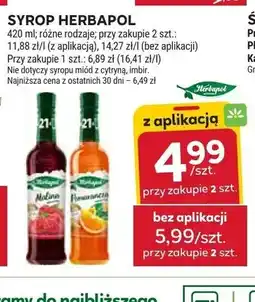 Stokrotka Syrop malinowy Herbapol oferta