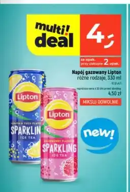 Dealz Napój gazowany Lipton Sparklin Lemon & Yuzu oferta