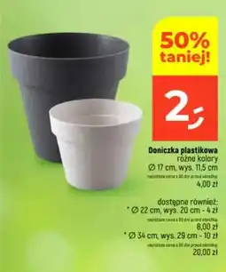 Dealz Doniczka plastikowa Ø22 cm wys.20 cm oferta