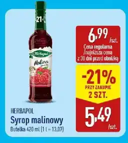 ALDI Syrop malinowy Herbapol oferta