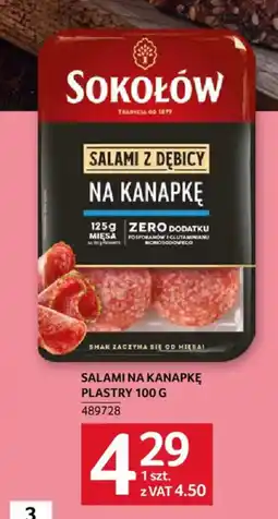 Selgros Salami z Dębicy na Kanapkę oferta