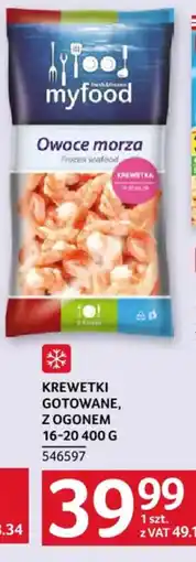 Selgros Krewetki Gotowane, z Ogonem oferta