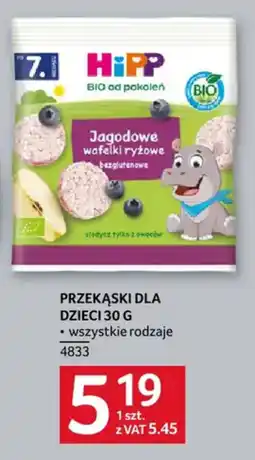 Selgros HiPP Jagodowe wafelki ryżowe bezglutenowe oferta