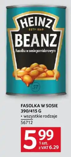 Selgros Heinz Fasolka w sosie pomidorowym oferta