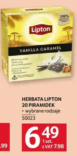 Selgros Herbata Lipton Vanilla Caramel oferta
