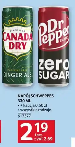 Selgros Napój Schweppes oferta
