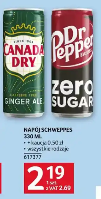 Napój Schweppes