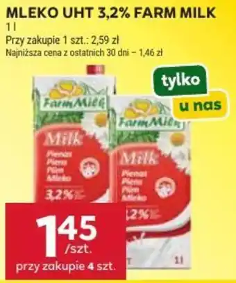 Stokrotka Market Mleko UHT 3,2% Farm Milk oferta