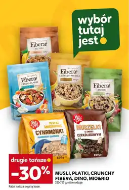 Stokrotka Market Musli, Płatki, Crunchy Fibera, Dino, Mio&Rio oferta