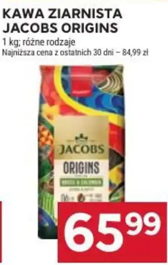 Stokrotka Market Kawa Ziarnista Jacobs Origins oferta