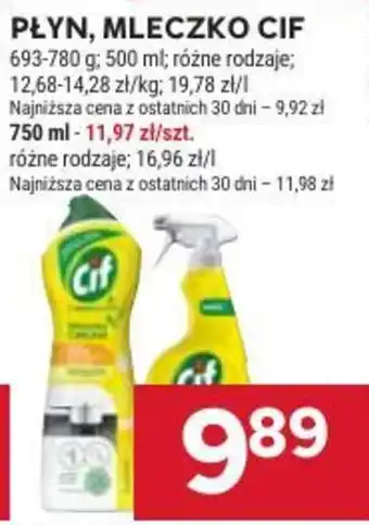 Stokrotka Market Płyn, mleczko Cif oferta