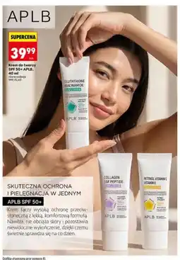 Biedronka Krem do twarzy SPF 50+ APLB Glutathione Niacinamide oferta