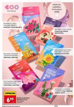 Biedronka Maska w płachcie Dearboo Everyday Mask Lavender & Cactus oferta