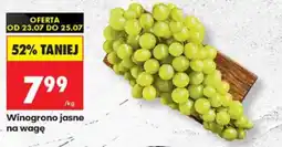 Biedronka Winogrono jasne oferta