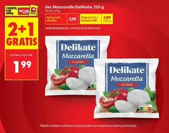 Biedronka Ser Mozzarella Delikate oferta