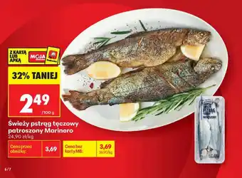 Biedronka Świeży pstrąg tęczowy patroszony Marinero oferta