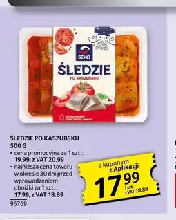 Selgros Śledzie po kaszubsku Seko oferta