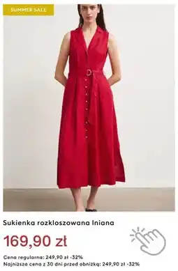 Medicine Sukienka rozkloszowana lniana oferta